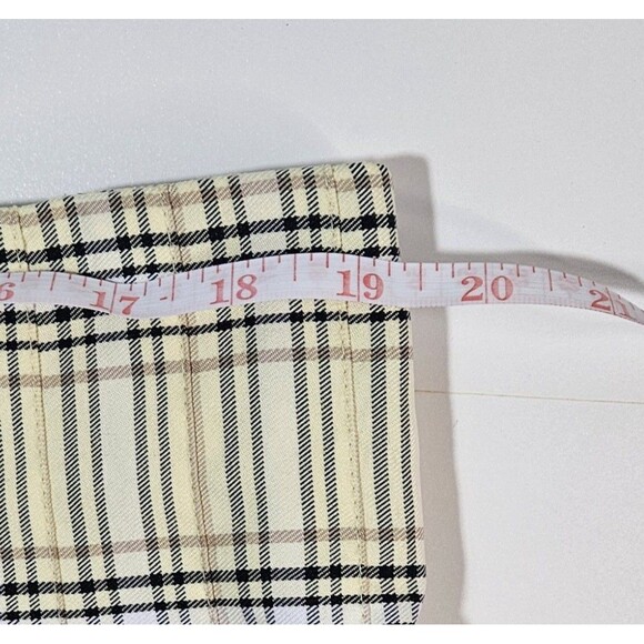 No Boundaries Women's Yellow Plaid Pleated Mini Skirt XXXL 27 Preppy - Picture 2 of 4